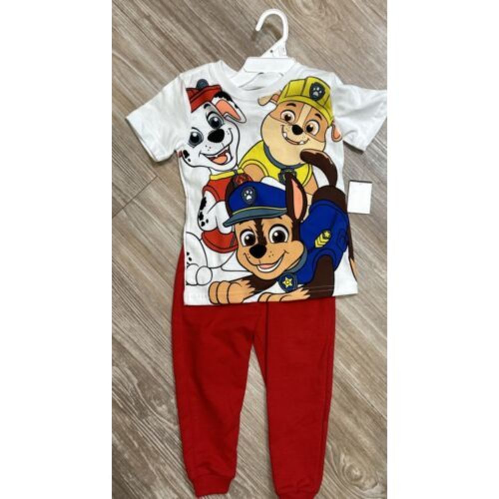 Toddler Unisex PAW‎ PATROL Short Sleeves Pajama Set Size 24 Months NWT
